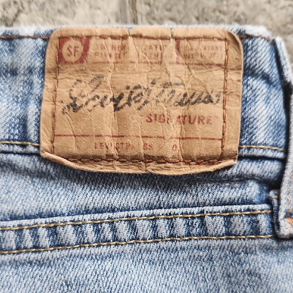 Levi's Light Blue Straight Leg Jeans - Picture 6 of 6